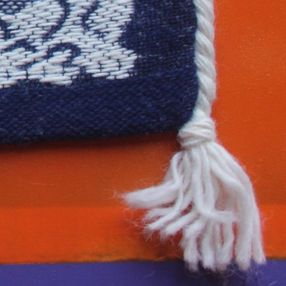 Vintage 1970's Athens Greece Hand Woven Boho Tote - Picture 6 of 7